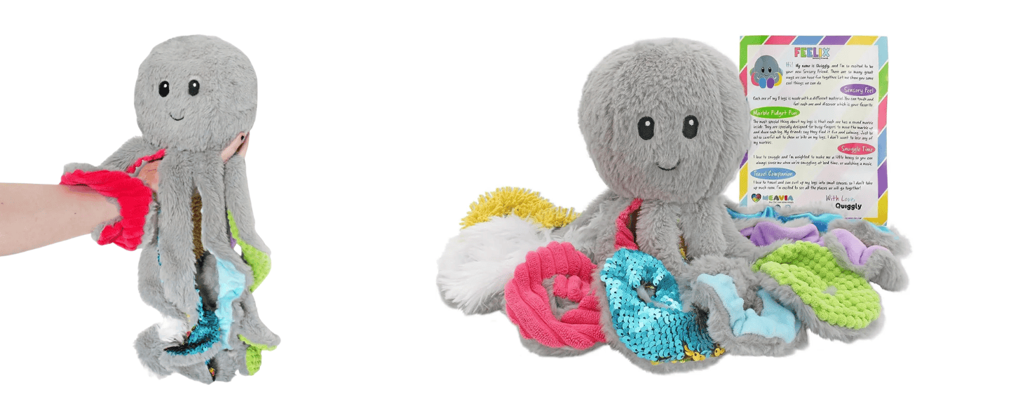Quiggly the Weighted Sensory Octopus Sensory Toy